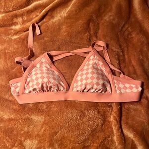 Cross Tie Bikinj Top for large bust